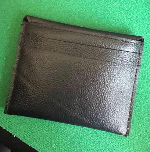 Leather mini wallet mystery - leather,