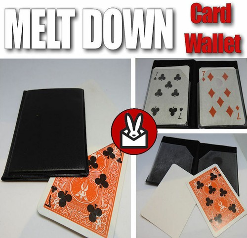 Card magic trick melt - card, down
