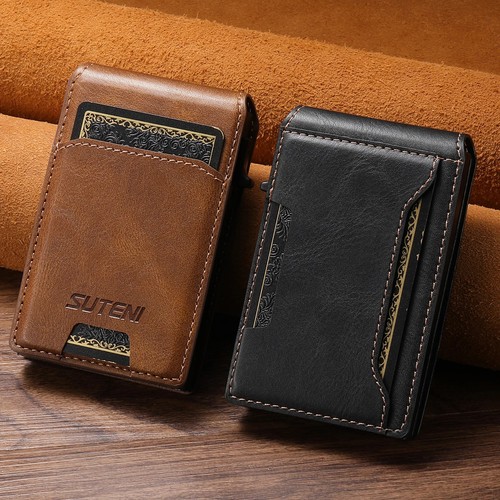 Men leather wallet auto - pu,