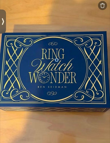 Ben seidman ring watch wonder - ben,