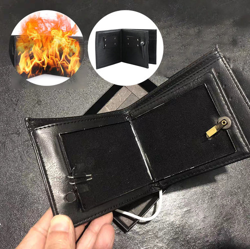 Magic trick flame fire wallet - flame,
