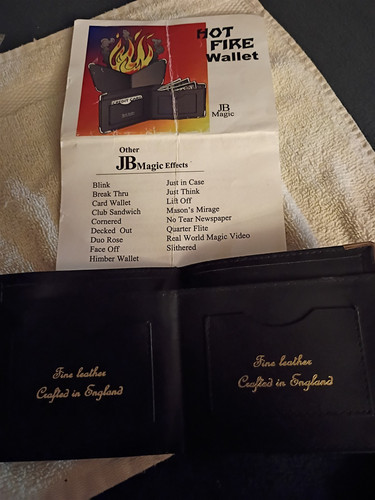 Hot fire wallet leather - hot,