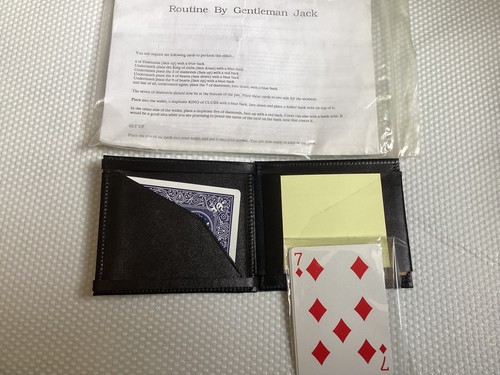 Himber wallet magic trick - wallet,