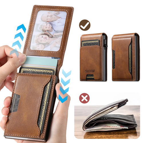 Leather men wallet - leather,