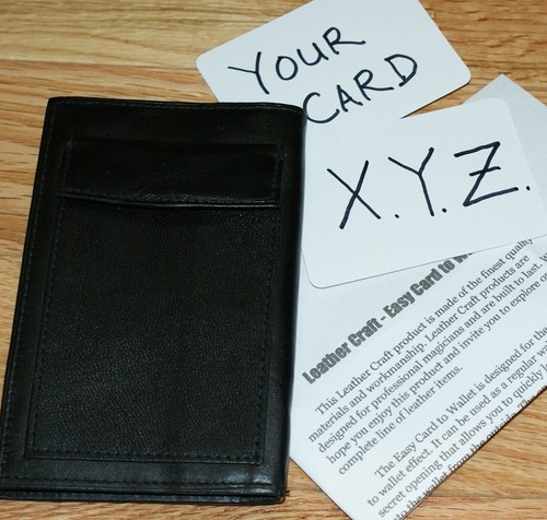 Card wallet with - card,